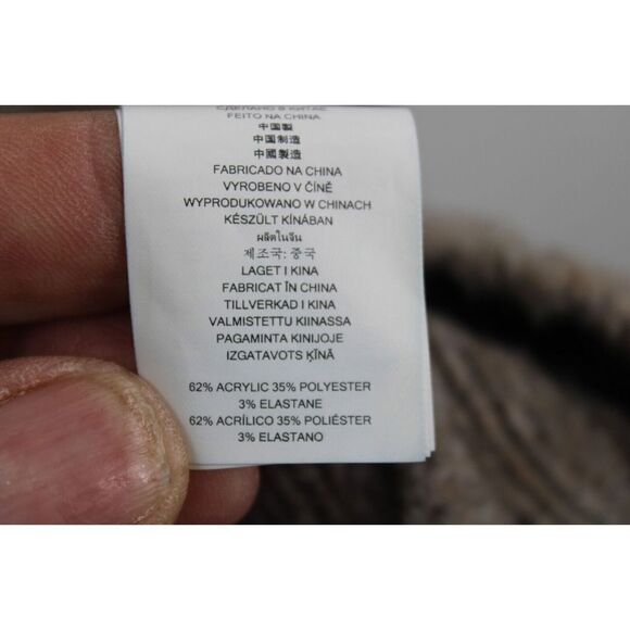 MICHAEL KORS TURTLE NECK ACRYLIC SWEATER SIZE M LIGHT BROWN - Picture 7 of 7